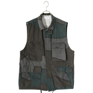 marka / マーカ ： B.D.U VEST - TUMBLED ORGANIC COTTON POPLIN - / 全2色 ： M24A-09BL01A｜arknets