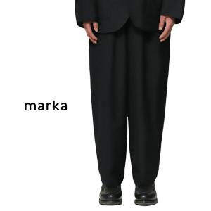 marka / マーカ ： COCOON WIDE EASY PANTS - tumbled wool tropical - ： M24B-01PT01C｜arknets