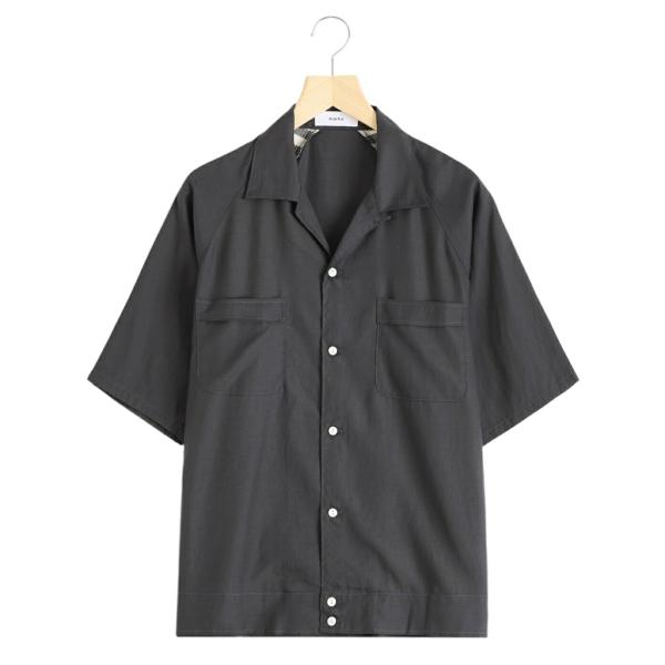 marka / マーカ ： BOWLING SHIRT - CUPRO ORGANIC COTTON...