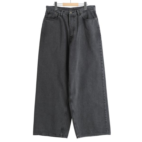 marka / マーカ ： BAGGY JEANS / FADED BLACK -ORGANIC C...