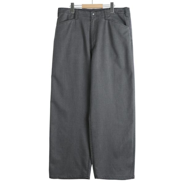 marka / マーカ ： WORK PANTS -WASHABLE 2/72 WOOL GABAR...
