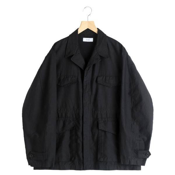 marka / マーカ ： MILITARY JACKET -LINEN x ORGANIC COT...
