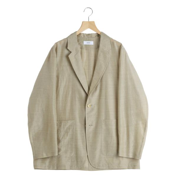 marka / マーカ ： STROLL AROUND JACKET -WOOL SILK FEAT...