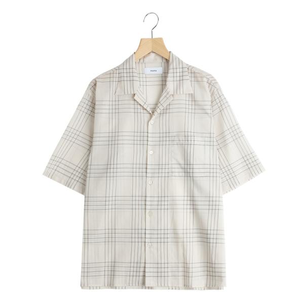 marka / マーカ ： OPEN COLLAR S/S SHIRT -60/1 ORGANIC ...