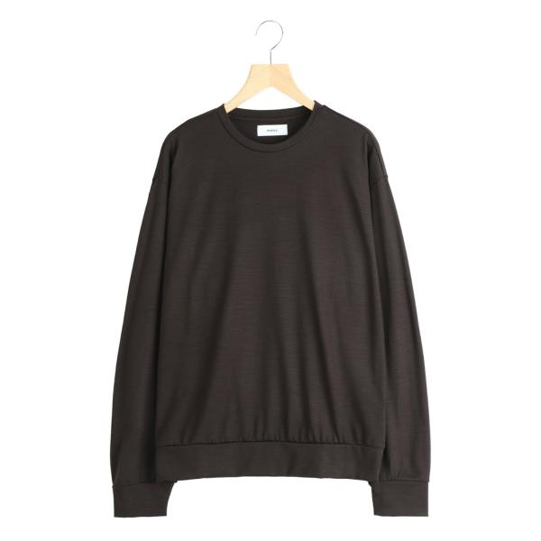 marka / マーカ ： CREW NECK L/S TEE -SUPER 100s WASHAB...