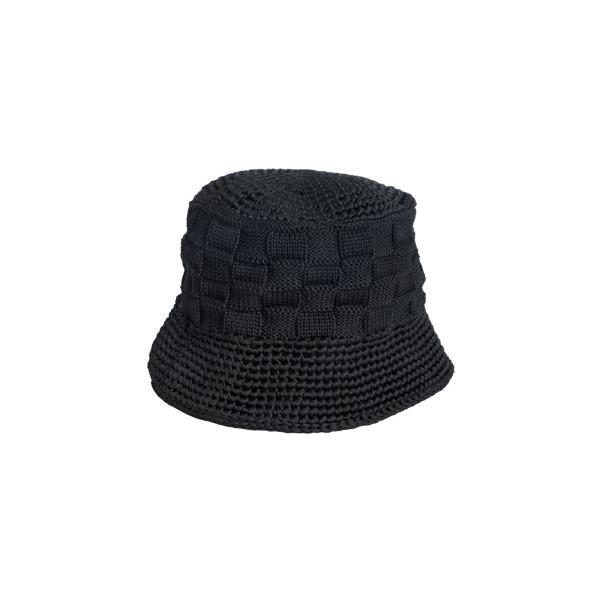 KIJIMA TAKAYUKI / キジマ タカユキ ： POLY KNIT BUCKET HAT ...