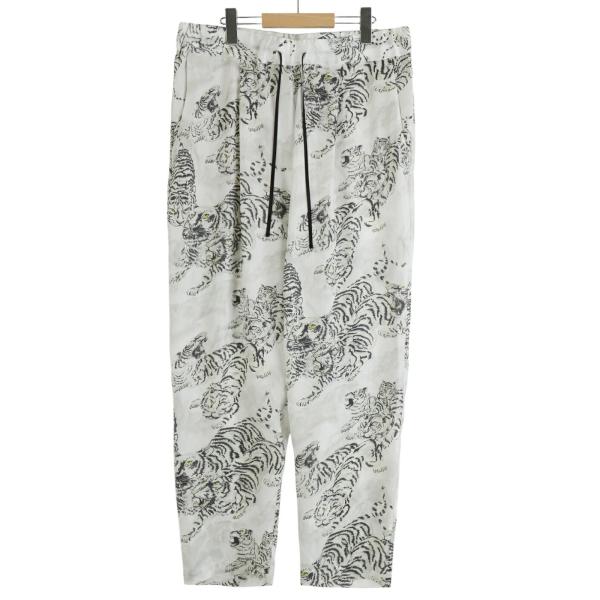 NIPOALOHA / ニポアロハ ： SILK CUPRO TUCK EASY PANTS(百虎)...