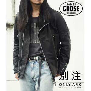 【P5倍】JAMES GROSE / ジェームスグロース ： 【ONLY ARK】別注 NEW MANILA JACKET HORSE HIDE ： ONLYARK-0-1052｜arknets