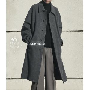 URU / ウル ： 別注 NAPPING MELTON - BALMACAAN COAT ： ONLYARK-5-1003