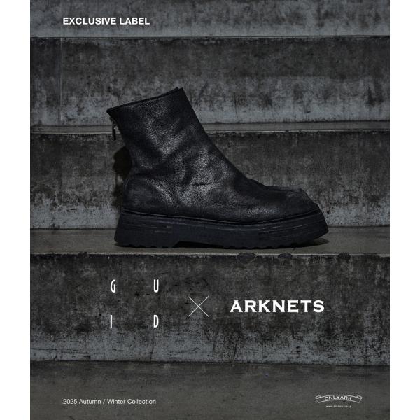 GUIDI / グイディ ： 別注 BACK ZIP BOOTS ： ONLYARK-5-2509