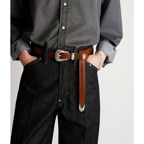 TORY LEATHER / トリーレザー ： 別注 Long 3piese silver buck...