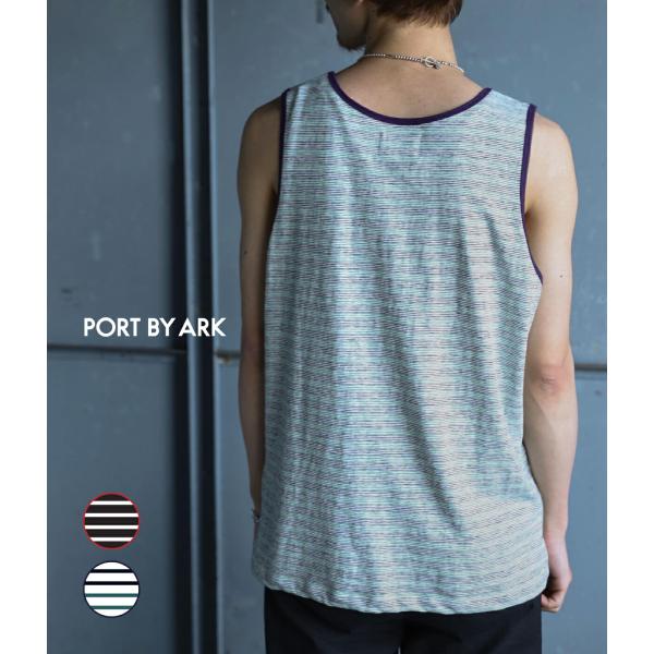 PORT BY ARK / ポートバイアーク ： Border Tank Top / 全2色 ： P...
