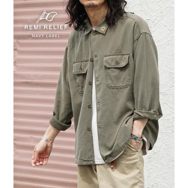 REMI RELIEF NAVY LABEL / レミレリーフ ネイビーレーベル ： ミリタリーシャ...