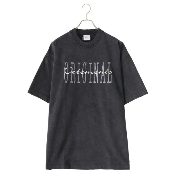 【35%OFF】VETEMENTS / ヴェトモン ： ORIGINAL LOGO T-SHIRT ...