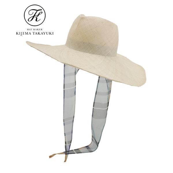 KIJIMA TAKAYUKI / キジマ タカユキ ： RAMIE HAT W/ SCARF ST...