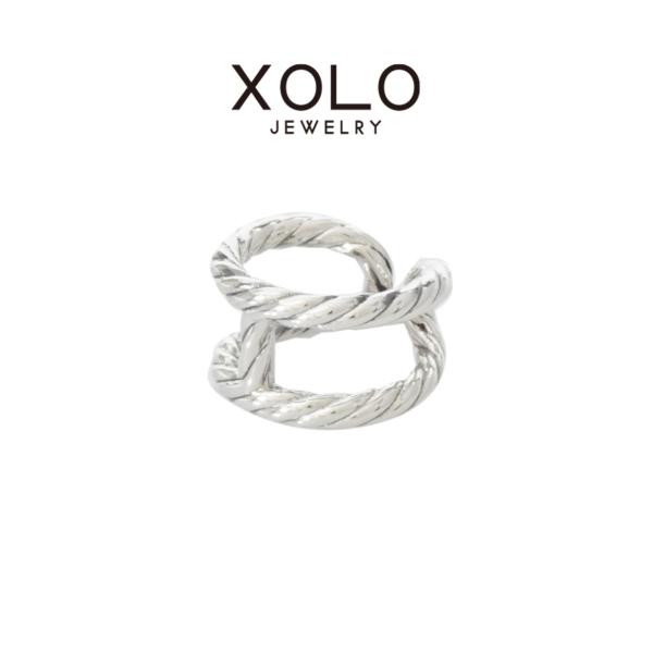 XOLO JEWELRY / ショロ ジュエリー ： H Rope Ring ： XOR026