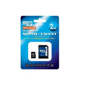 SuperTalent ST02MSDA MicroSDカード 2GB