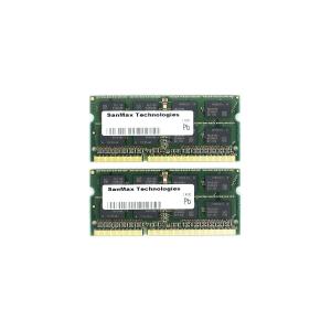 SanMax SMD-N16G28SP-13H-D 204Pin S.O.DIMM DDR3-1333 CL9 16GB(8GBx2枚組)SET 1.5Volt Samsung/JEDEC｜arkonline-store