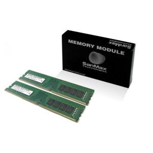 SanMax SMD4-U32G88H-32AA-D 1Rank 8Chip 片面モジュール版 288pin DDR4-3200 CL22 32GB(16GBx2枚組)SET 1.2Volt JEDEC/SKhynix｜arkonline-store