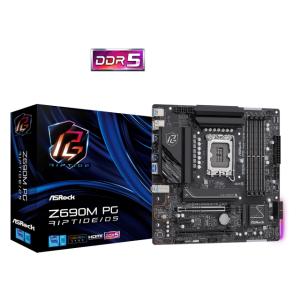 ASRock Z690M PG Riptide/D5 LGA1700対応 intel Z690チップセット搭載MicroATXマザーボード