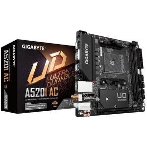 GIGABYTE A520I AC  Socket AM4対応 AMD A520チップセット搭載Mini-ITXマザーボード