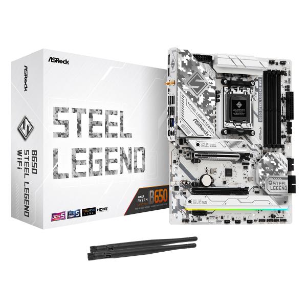 ASRock B650 Steel Legend WiFi Socket AM5対応 AMD B65...