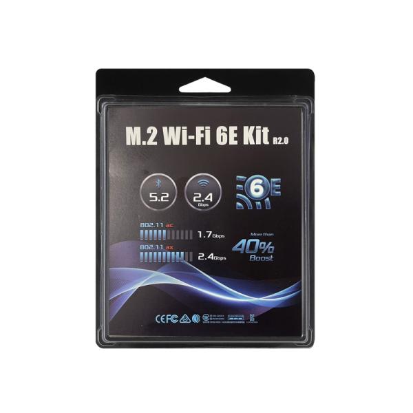 ASRock M.2 WIFI 6E kit (AX210) for DeskMini (BOX) ...