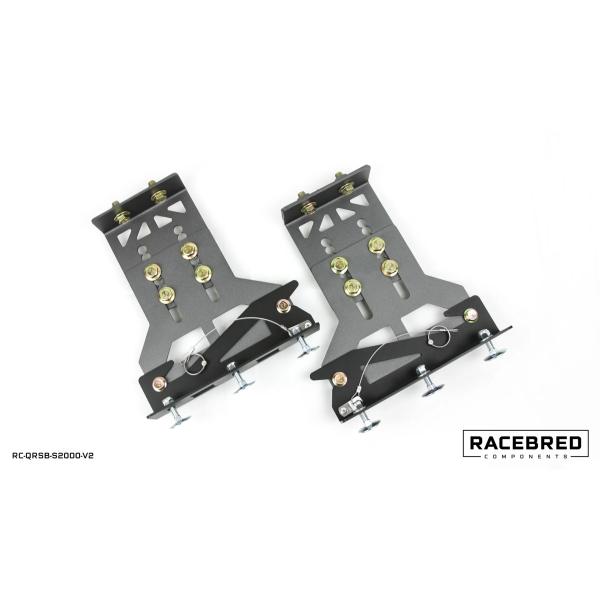 RACEBRED：クイックリリーススプリッターブラケット：S2000 V2