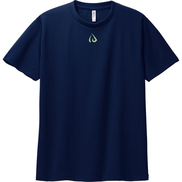 IDone ドライＴシャツ 半袖 Are you happy GRT NV ネイビー アイディーワン