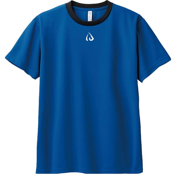 IDone ドライＴシャツ 半袖 ID one sports WT BK RB ロイヤルブルー アイ...