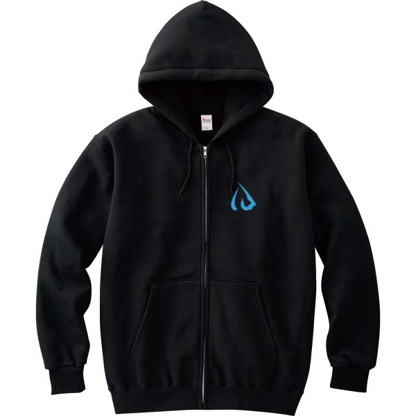 IDone ジップパーカー フーディー 8.4oz Are you happy? ホワイト / ブル...