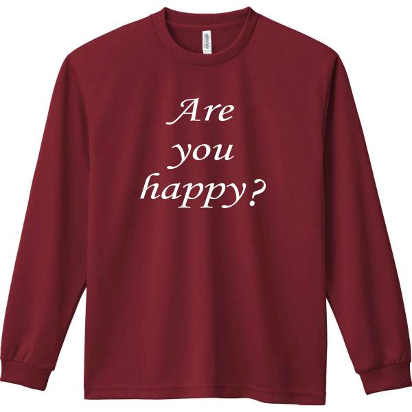 IDone ドライロングＴシャツ ID ONE SPORTS Are you happy? Drea...