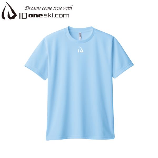 ドライＴシャツ ID one sports Dream WT/NV ライトブルー