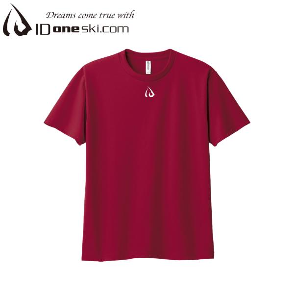 ドライＴシャツ ID one sports Dream WT/NV バーガンディ