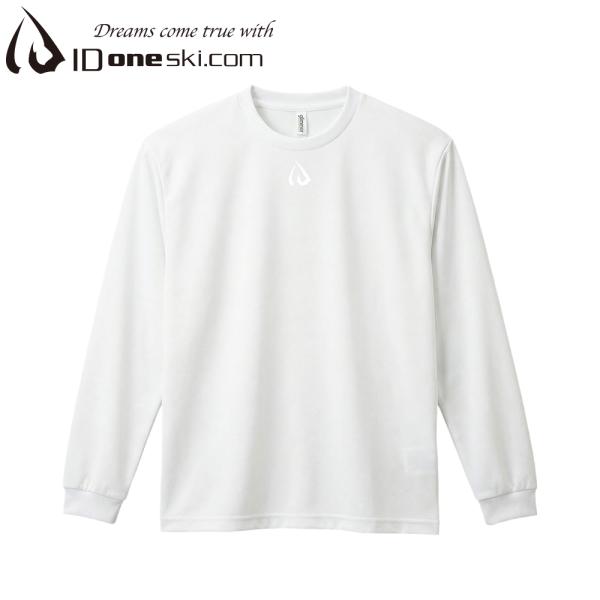 ID one ドライロングＴシャツ Dream WT/NV ホワイト