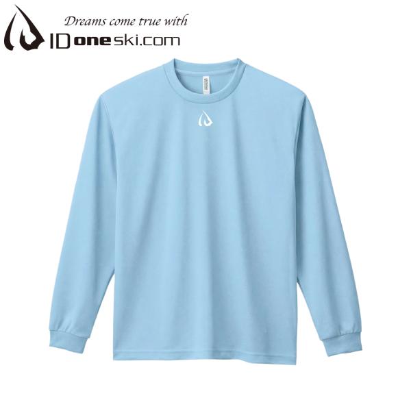 ID one ドライロングＴシャツ Dream WT/NV ライトブルー