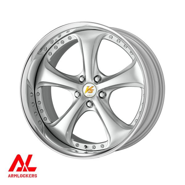 VS KF# 7.0j 18インチ リバースリム ライトグレイッシュシルバー ホイール 1本 ワーク