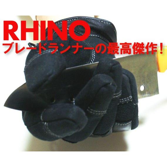防刃グローブ ライノー RHINO/rhino 切創耐性手袋 穿刺対応 ライノー ブレードランナー ...