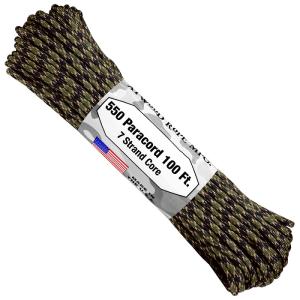 アトウッド ロープ ベトナム タイガー 550 7Strand パラシュートコード パラコード 30M ATWOOD ROPE MFG 耐加重250Kg キャンプなどに