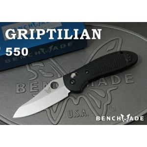 ベンチメイド 550-S30V グリップティリアン シルバー直刃 サムホール ,折り畳みナイフ ,B...