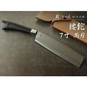 レッドオルカ 腰鉈 磨き 6寸 両刃 (180mm) , Redorca Koshi Nata, D...