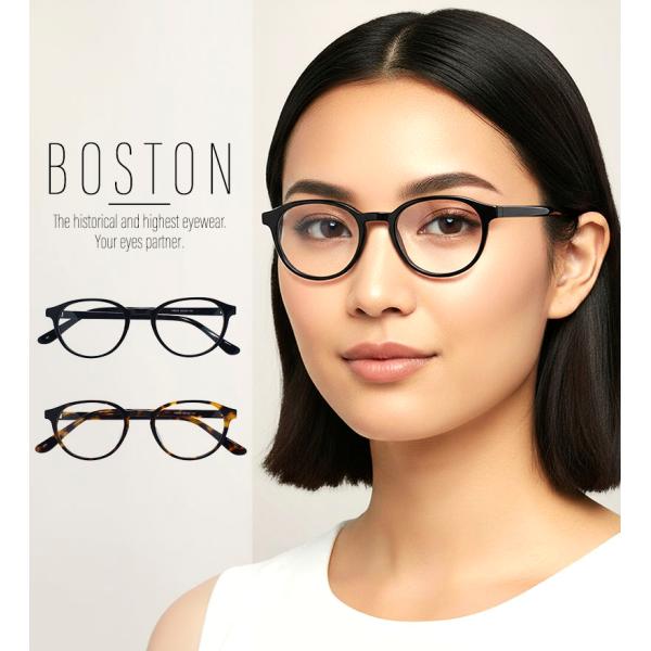 【送料無料】度付き/度なし/メガネ/ ボストン YB029 乱視 矯正 対応 おしゃれ 男性用 メン...