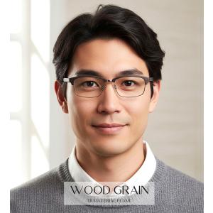 ブルーライトカット 中近両用メガネ】ブラウニーウェリントン YS576