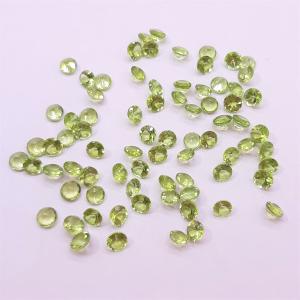 天然石ルース（裸石）・ペリドット  ルース / ラウンド【4mm】（1粒）ランダム発送｜arnavgems