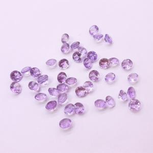 天然石ルース（裸石）・アメジスト / ラウンド【4mm】（１粒）　ランダム発送