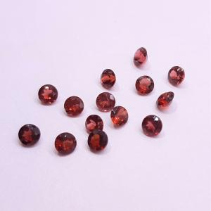 天然石ルース（裸石）・ガーネット / ラウンド カット【4mm】1粒　ランダム発送｜arnavgems