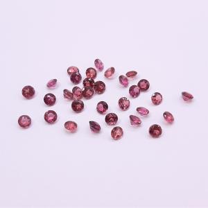 天然石ルース（裸石）・ロードライトガーネット / ラウンド カット【3mm】（１粒）　ランダム発送｜arnavgems