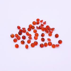 天然石ルース（裸石）・ファイヤーオパール / ラウンド カット【3mm】　1粒｜arnavgems