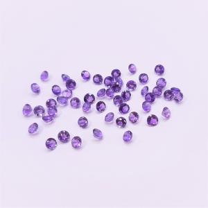 天然石ルース（裸石）・アメジスト / ラウンド【2.5mm】（１粒）　ランダム発送