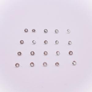 天然石ルース（裸石）・クリスタル　水晶 / ラウンド カット【1.5mm】　1粒　ランダム発送